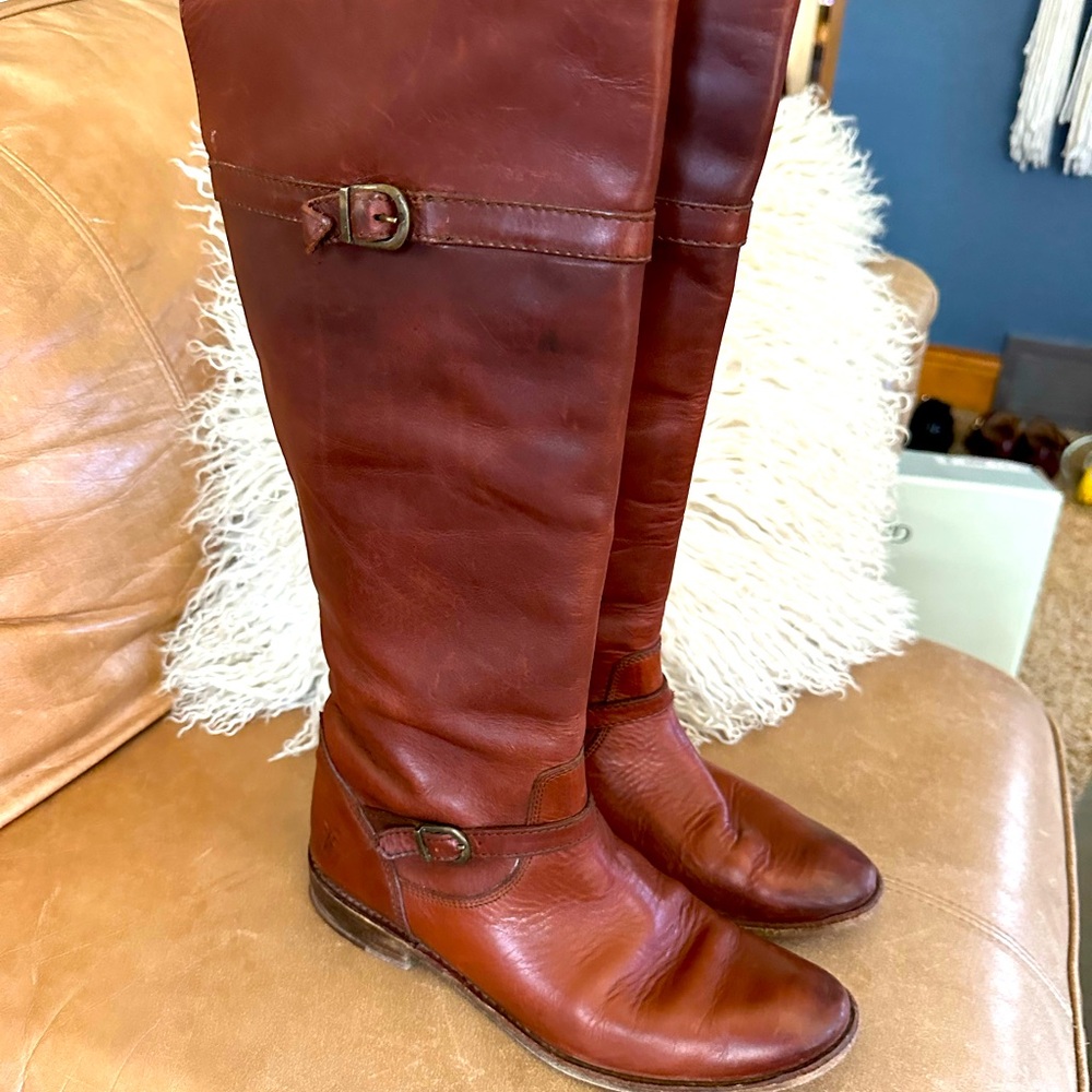 Frye Pull On Riding Boots